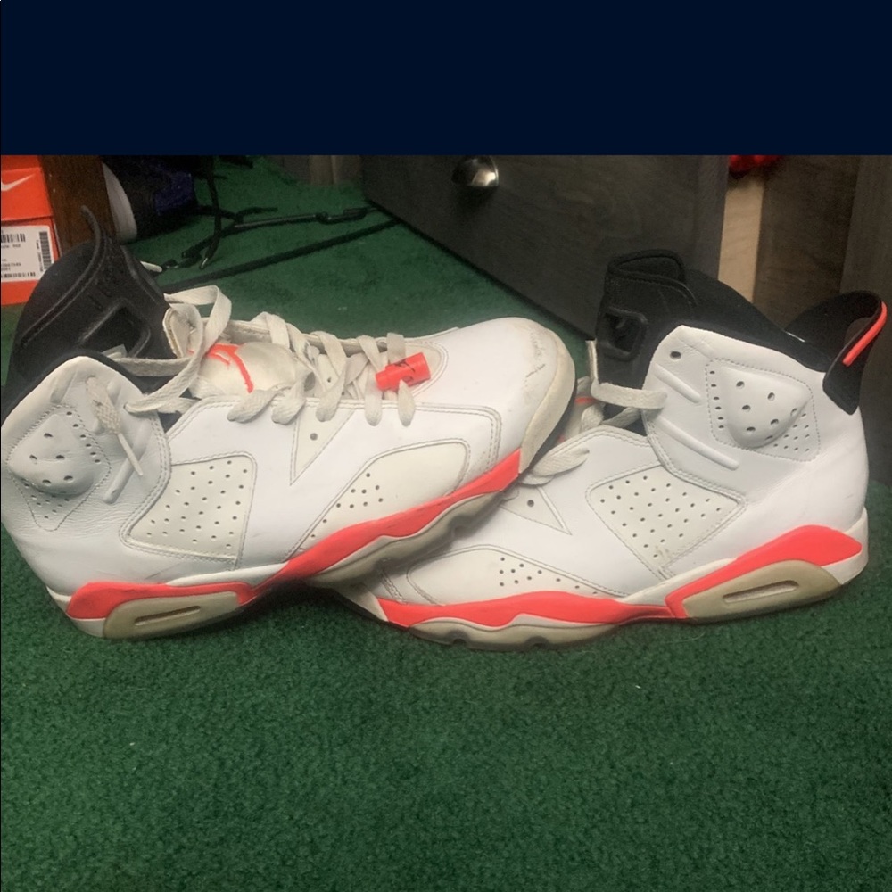 Jordan 6 White Infrared Sz10